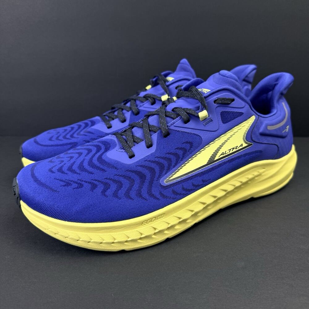 Altra Torin 7 Men’s 12 Blue Yellow Running Shoes ALOA82C4470 Excellent